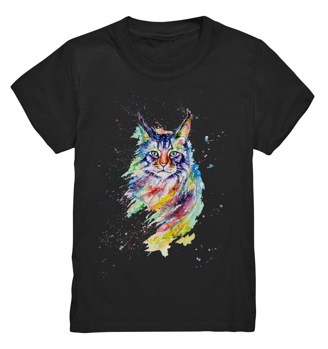 Bunte Katze - Kids Premium Shirt