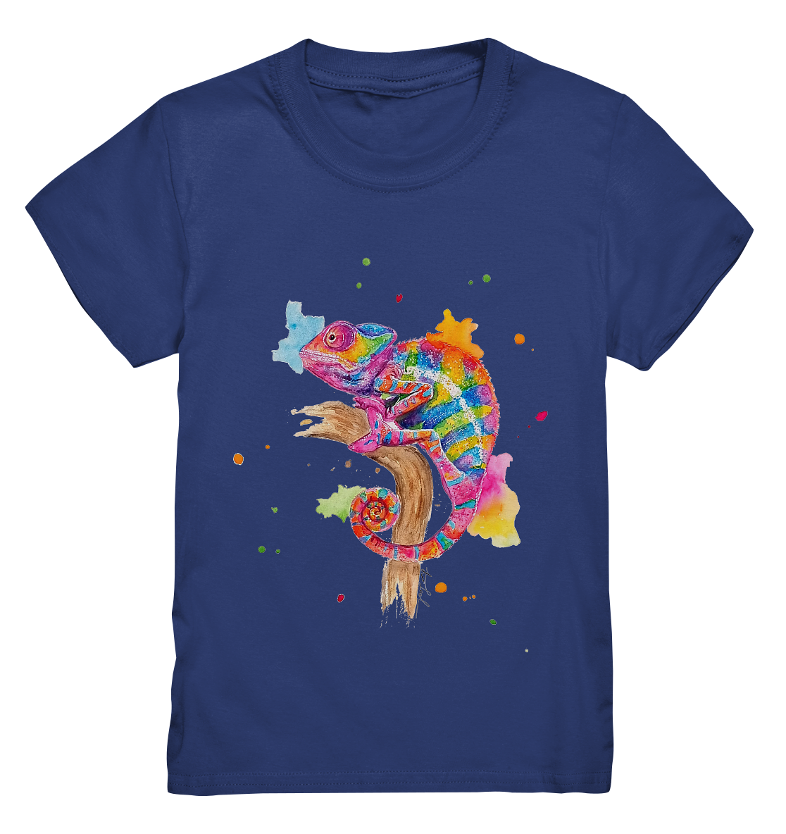 Buntes Chamäleon - Kids Premium Shirt