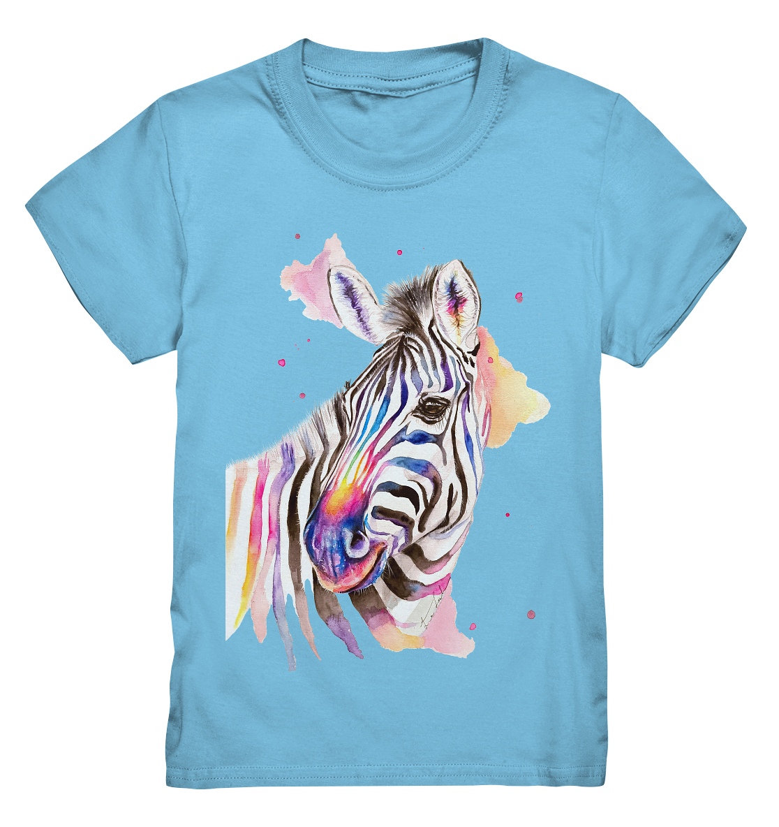 Buntes Zebra - Kids Premium Shirt