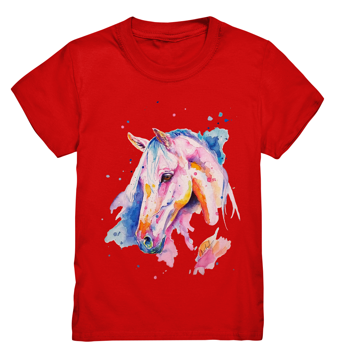 Buntes Pferd - Kids Premium Shirt