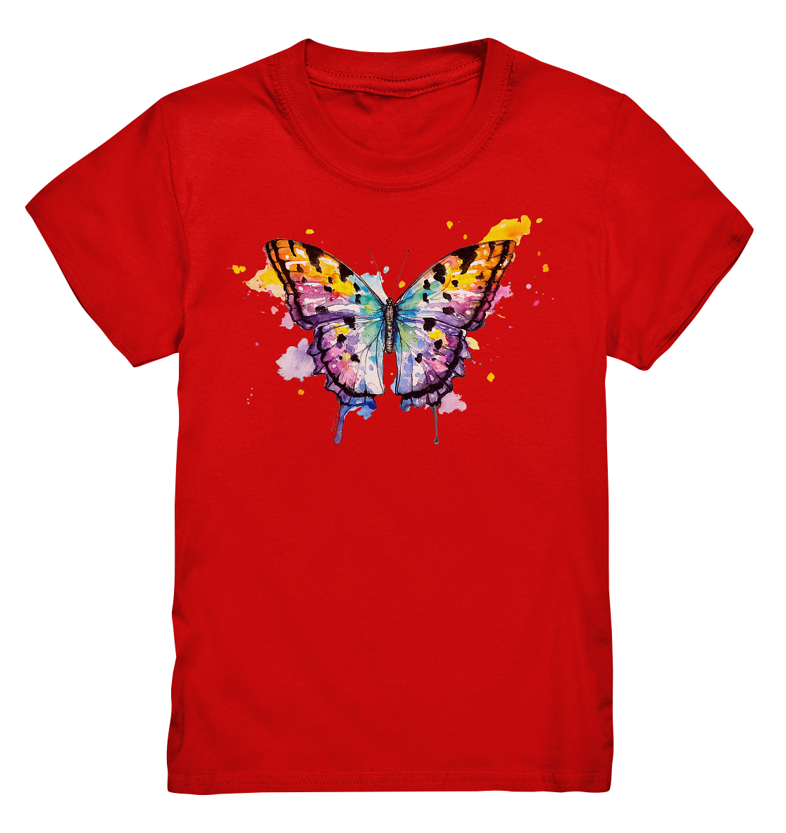 Bunter Schmetterling - Kids Premium Shirt