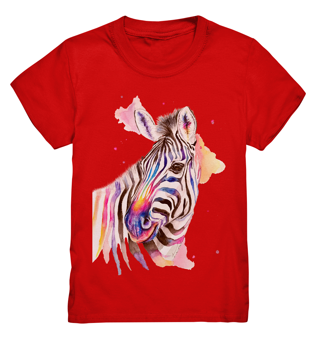Buntes Zebra - Kids Premium Shirt