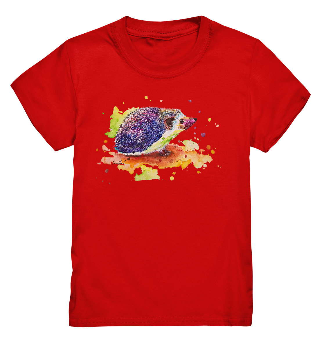 Motiv farbenfroher Igel - Kids Premium Shirt