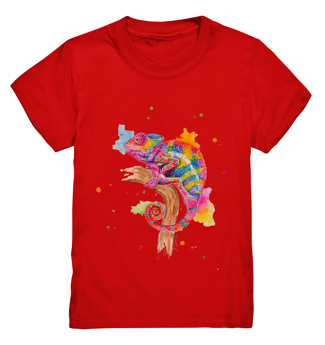 Buntes Chamäleon - Kids Premium Shirt
