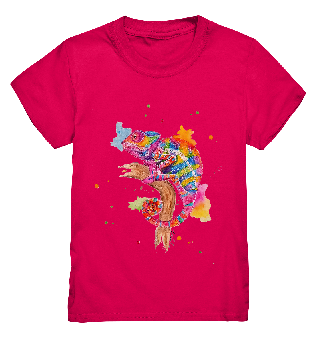 Buntes Chamäleon - Kids Premium Shirt