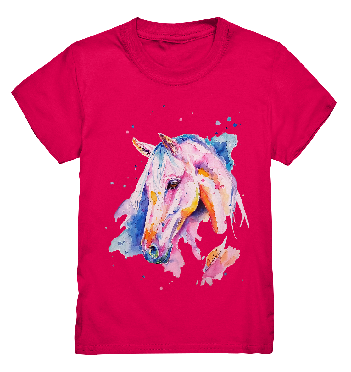 Buntes Pferd - Kids Premium Shirt