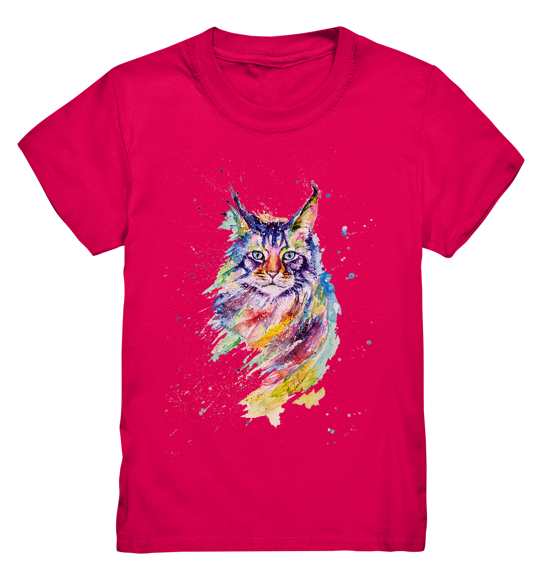 Bunte Katze - Kids Premium Shirt