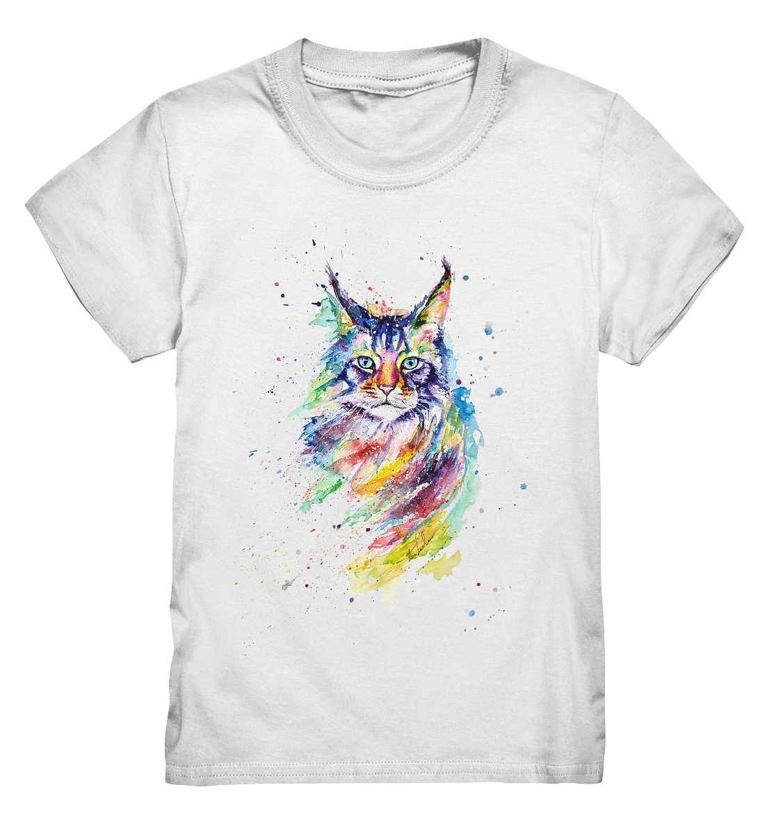 Bunte Katze - Kids Premium Shirt