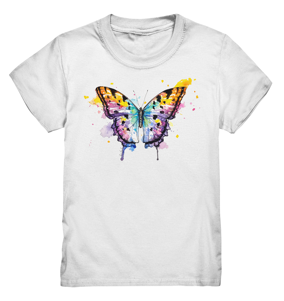 Bunter Schmetterling - Kids Premium Shirt