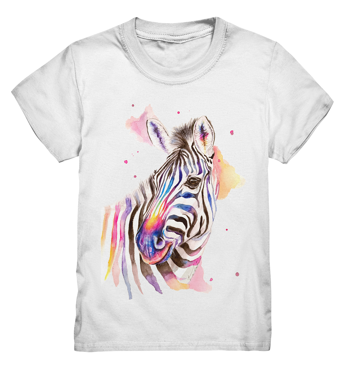 Buntes Zebra - Kids Premium Shirt