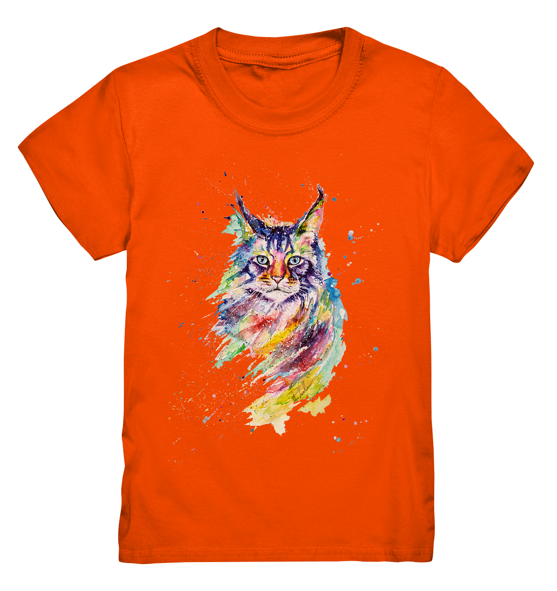 Bunte Katze - Kids Premium Shirt