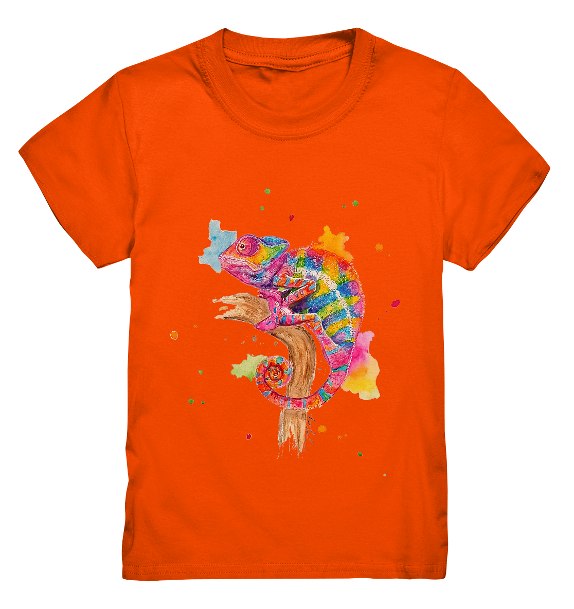 Buntes Chamäleon - Kids Premium Shirt