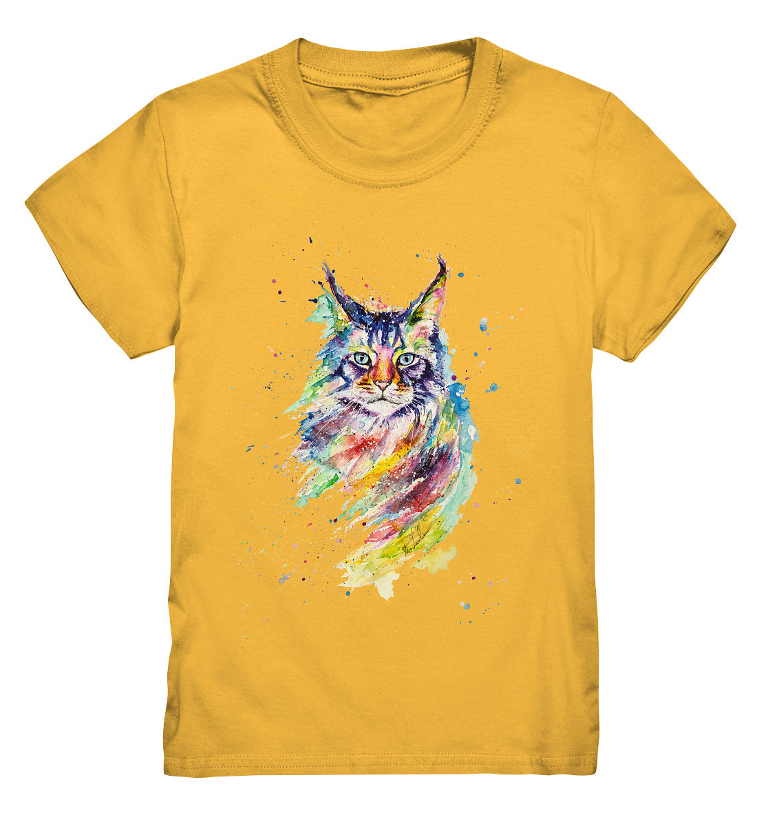 Bunte Katze - Kids Premium Shirt