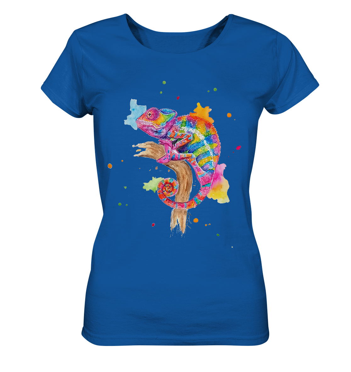 Buntes Chamäleon - Ladies Organic Shirt