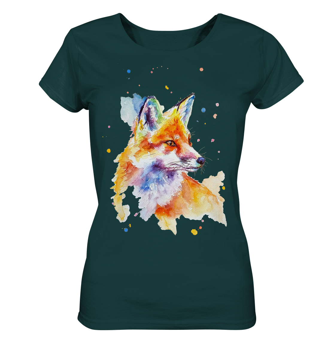 Bunter Fuchs - Ladies Organic Shirt