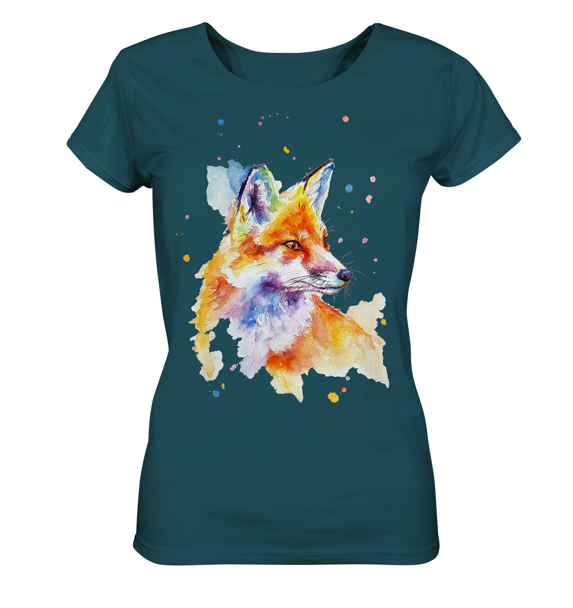 Bunter Fuchs - Ladies Organic Shirt