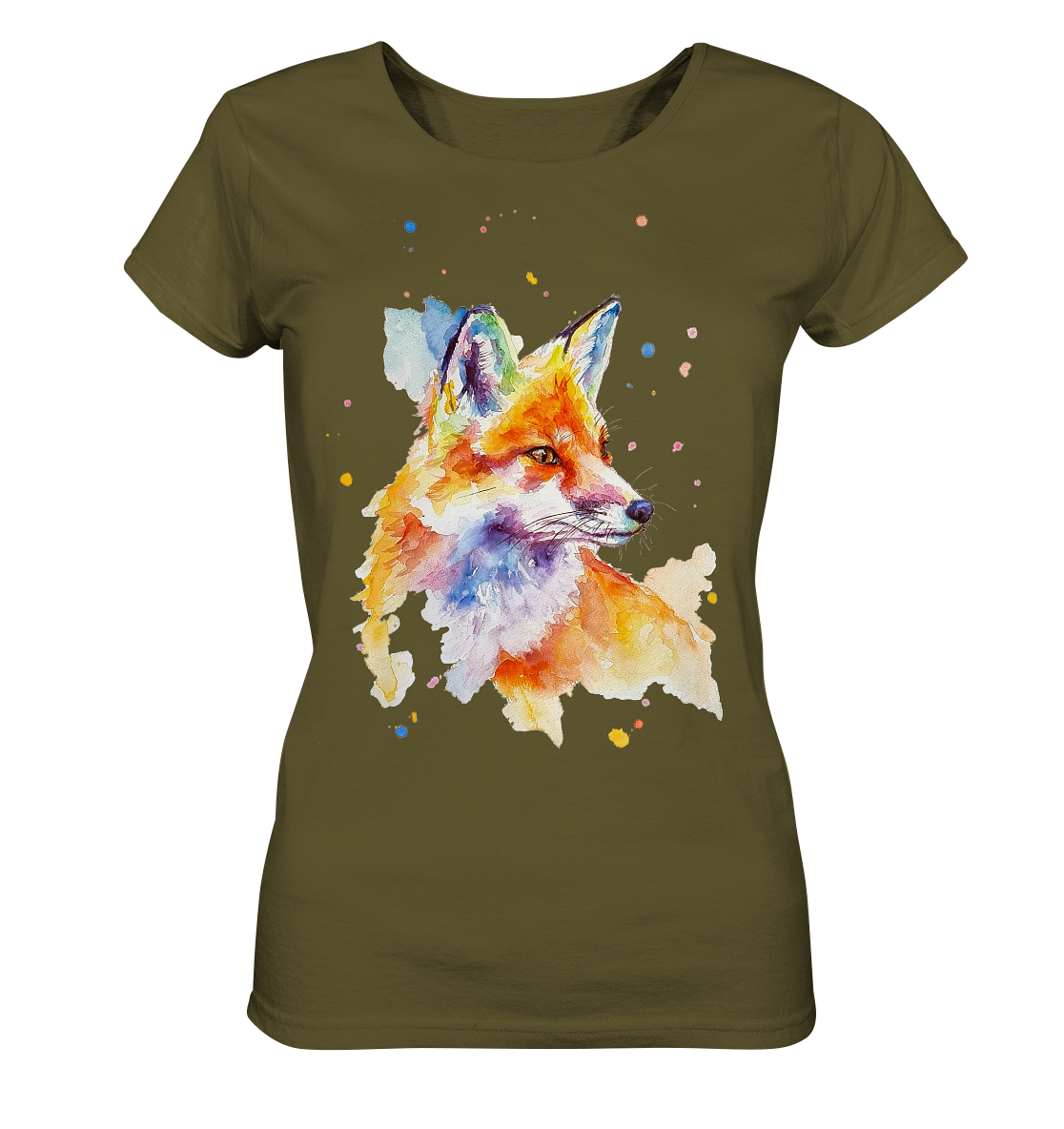 Bunter Fuchs - Ladies Organic Shirt
