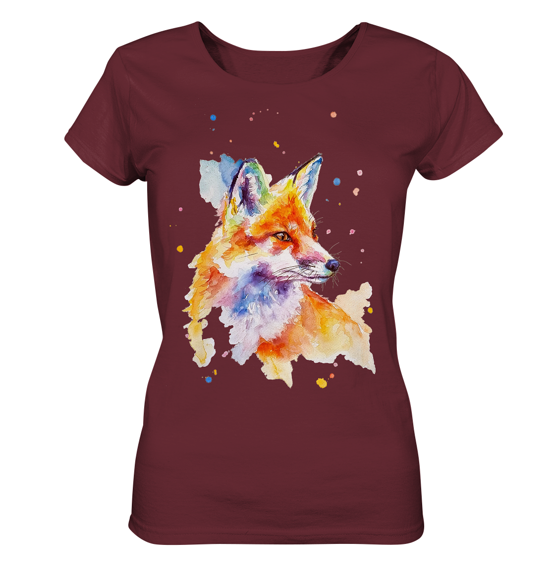 Bunter Fuchs - Ladies Organic Shirt