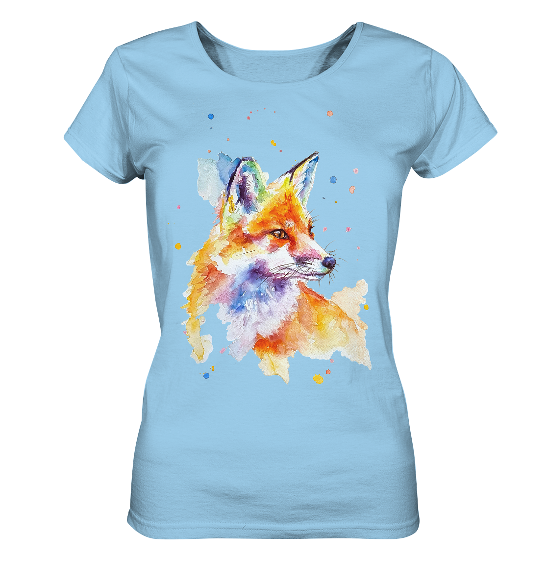 Bunter Fuchs - Ladies Organic Shirt