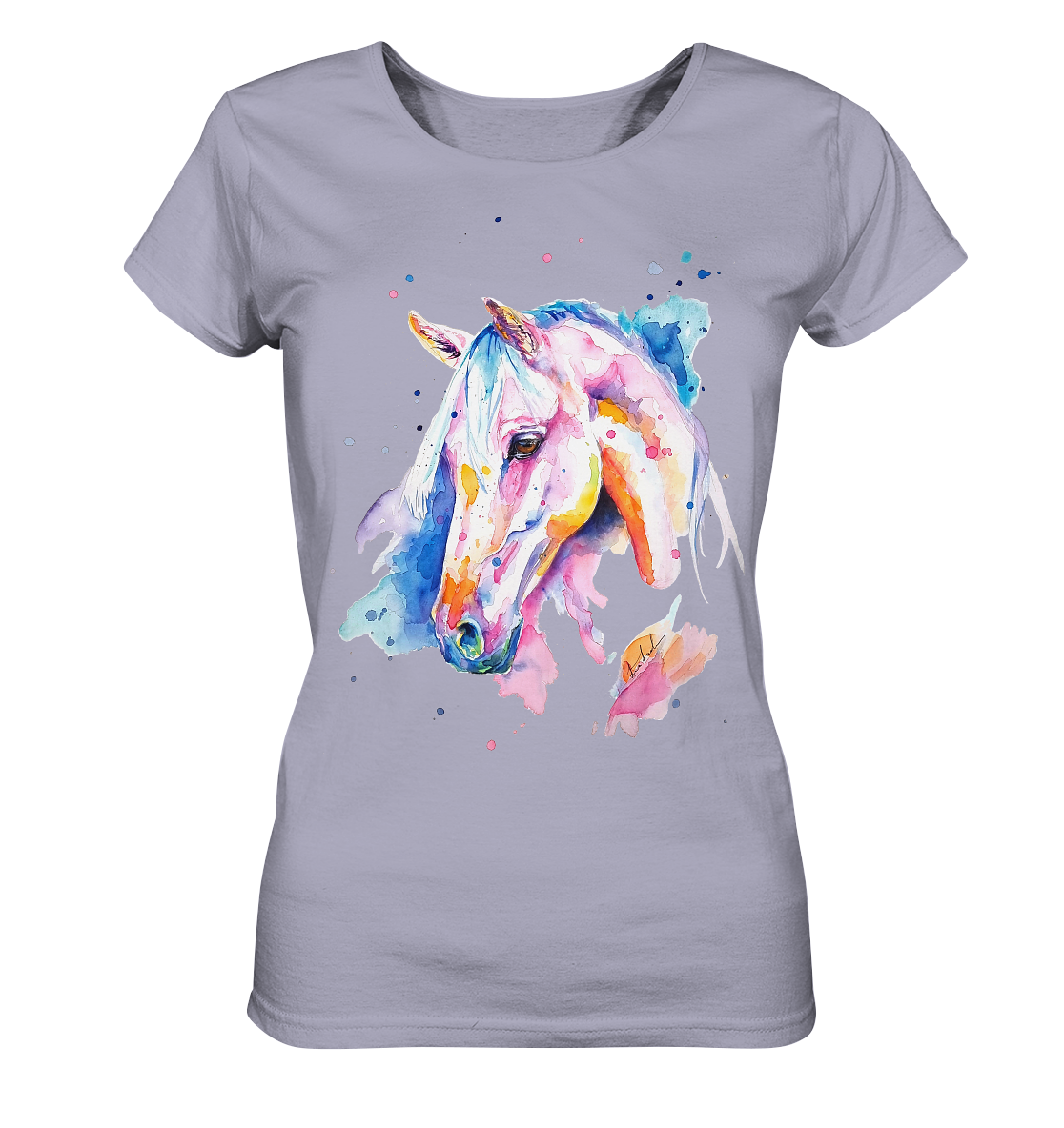 Buntes Pferd - Ladies Organic Shirt
