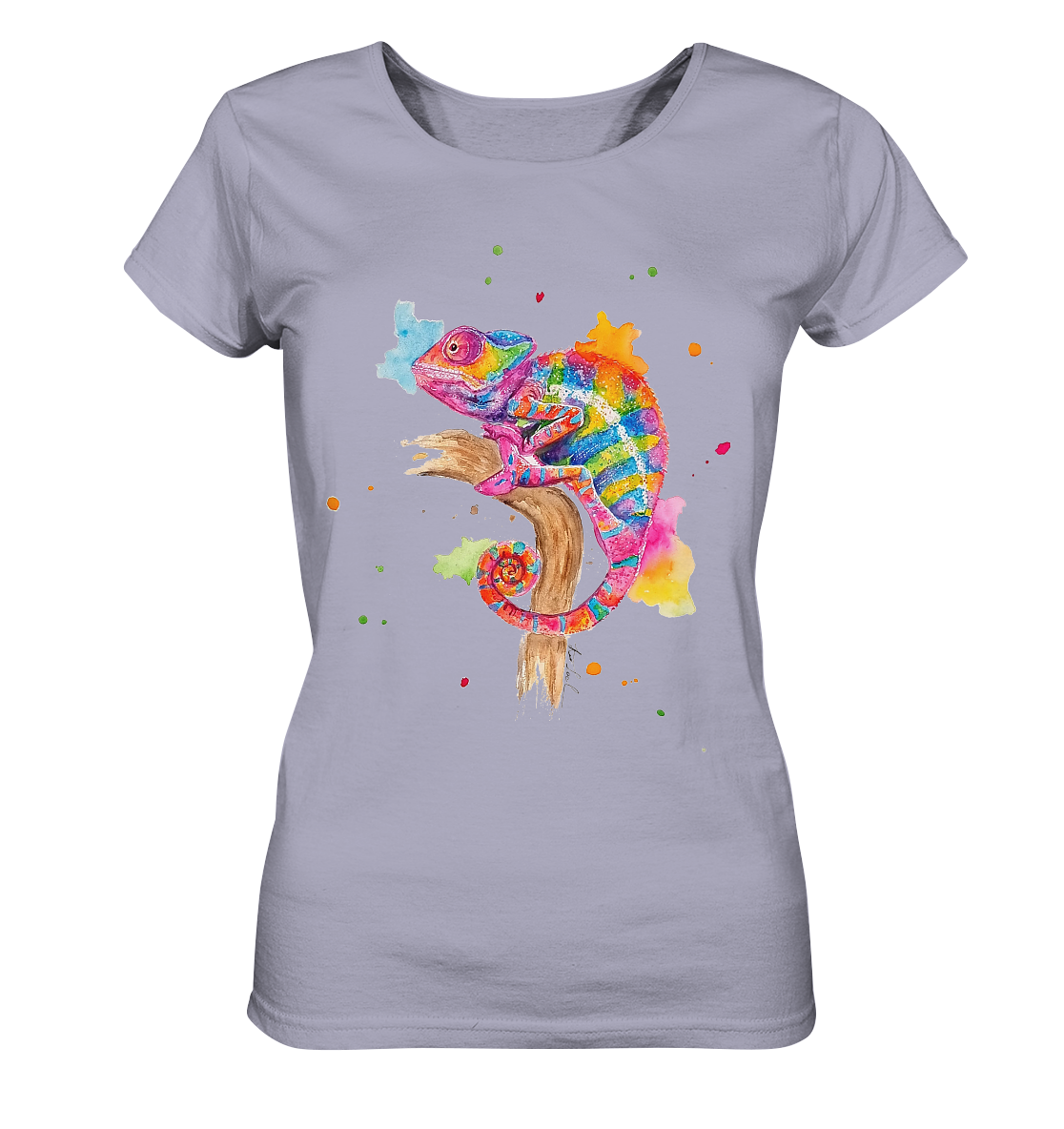 Buntes Chamäleon - Ladies Organic Shirt