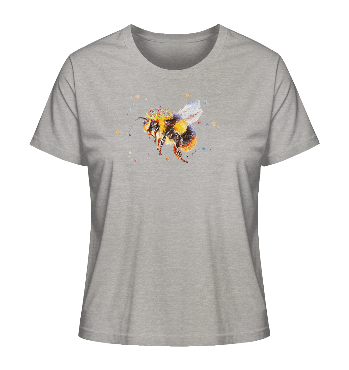 Blumenbiene - Ladies Organic Shirt