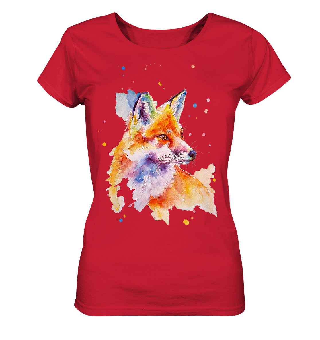 Bunter Fuchs - Ladies Organic Shirt
