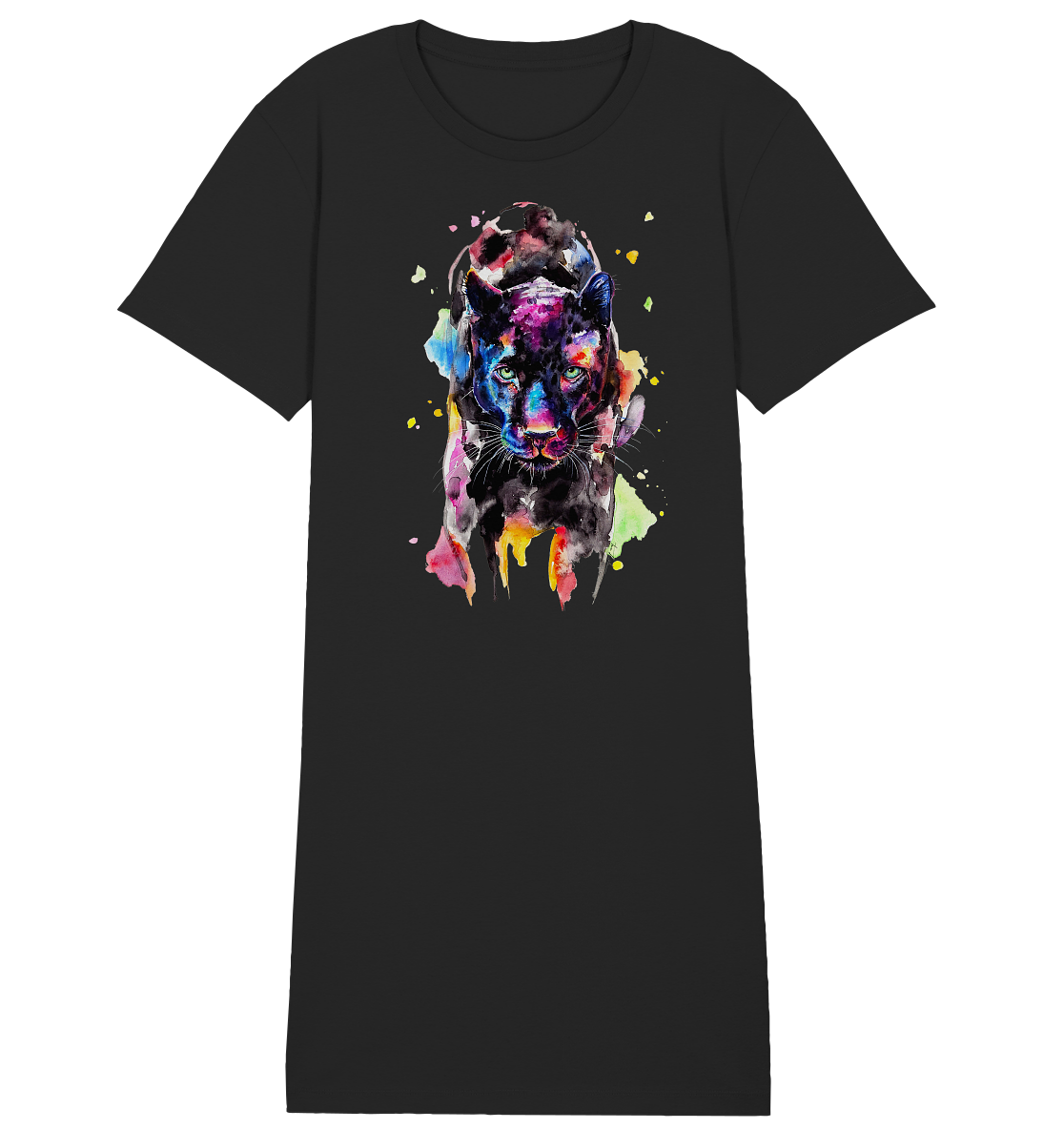 Schwarzer Panther - Ladies Organic Shirt Dress