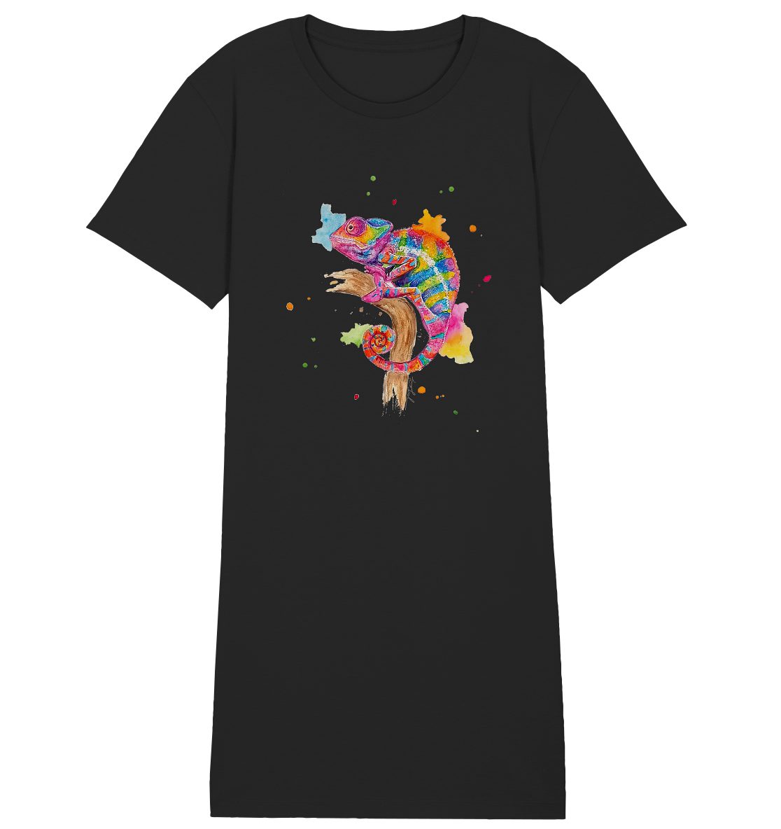 Buntes Chamäleon - Ladies Organic Shirt Dress