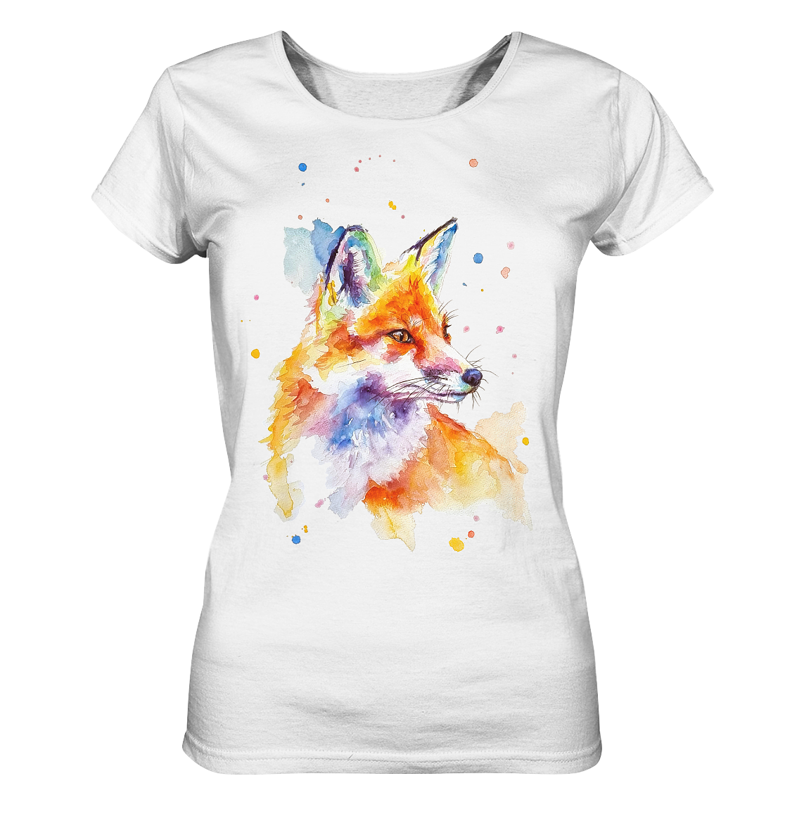 Bunter Fuchs - Ladies Organic Shirt