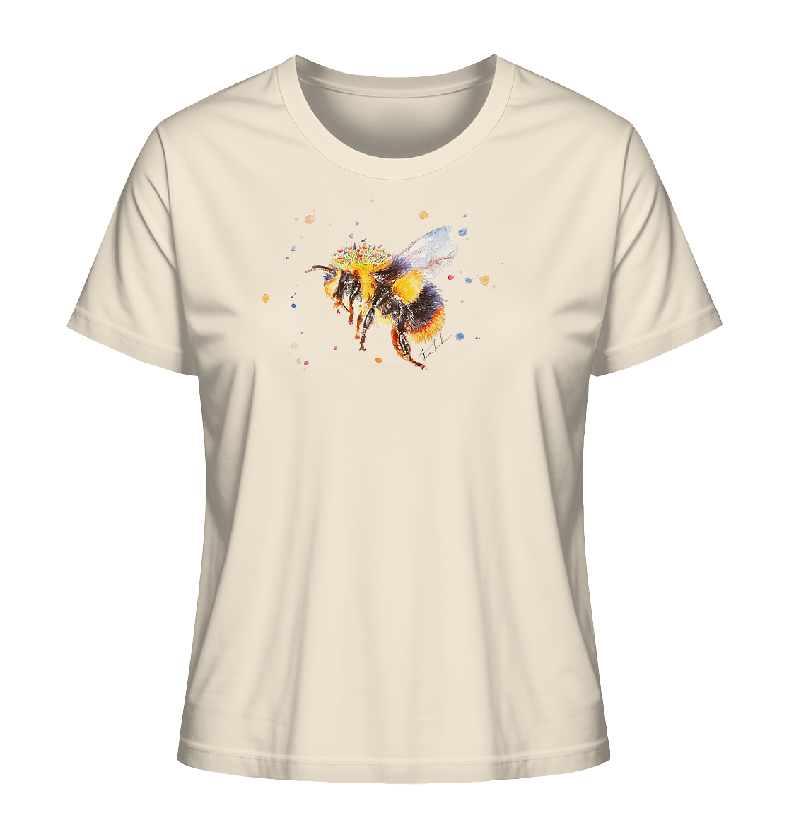 Blumenbiene - Ladies Organic Shirt
