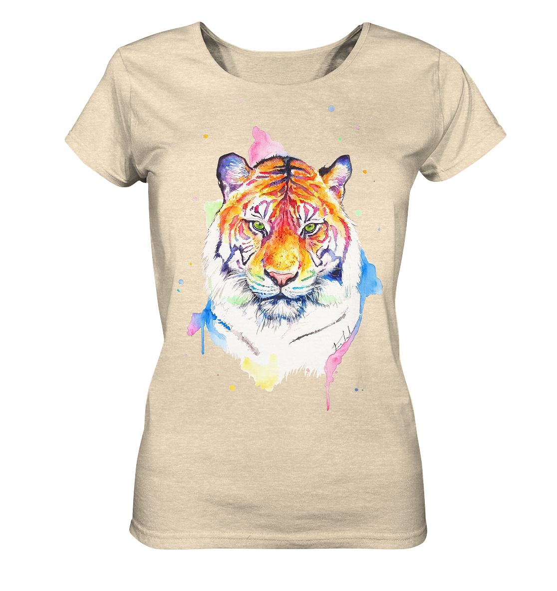 Bunter Tiger - Ladies Organic Shirt