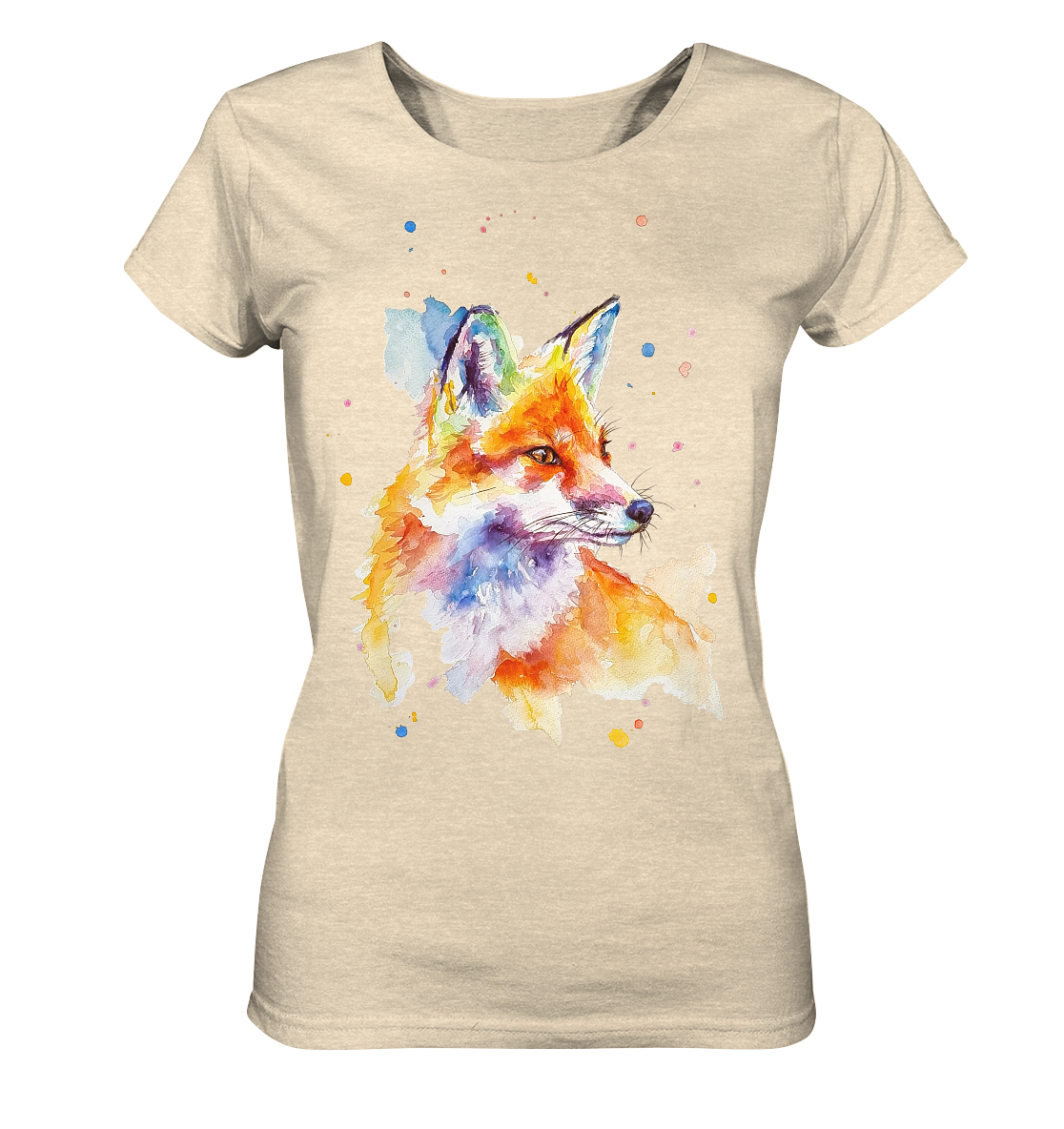 Bunter Fuchs - Ladies Organic Shirt