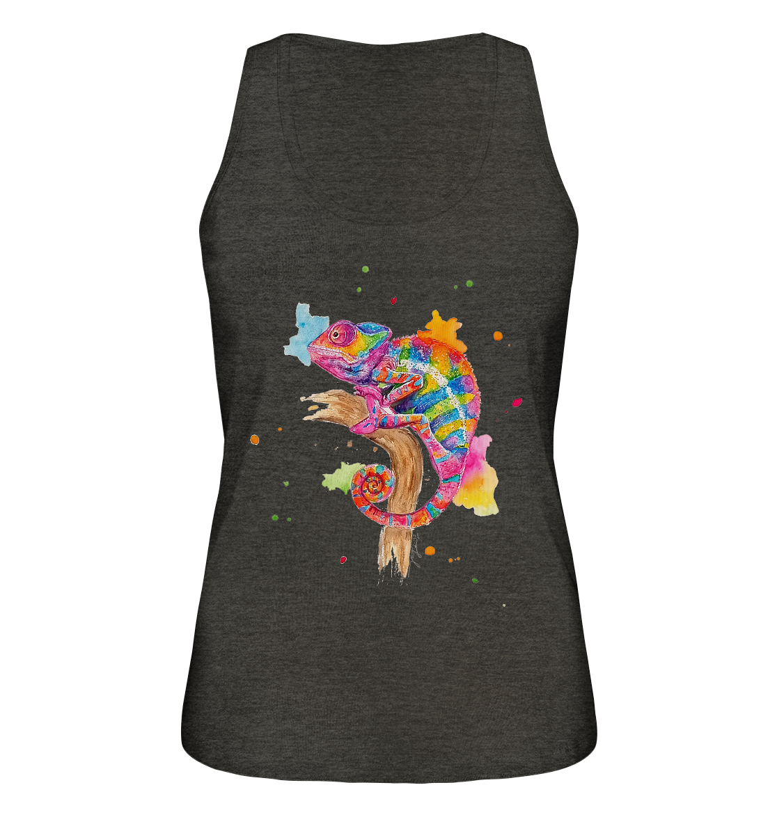 Buntes Chamäleon - Ladies Organic Tank-Top