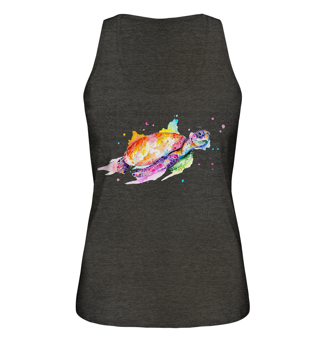 Bunte Meeresschildkröte - Ladies Organic Tank-Top