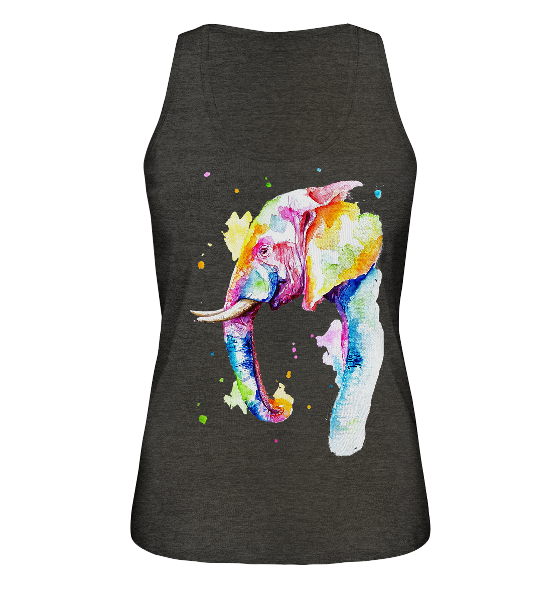 Bunter Elefant - Ladies Organic Tank-Top