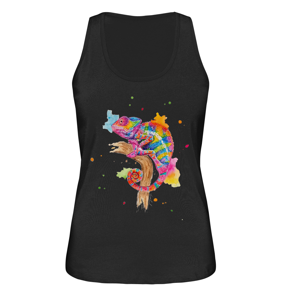 Buntes Chamäleon - Ladies Organic Tank-Top