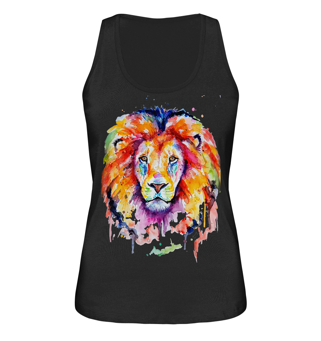 Bunter Löwe - Ladies Organic Tank-Top