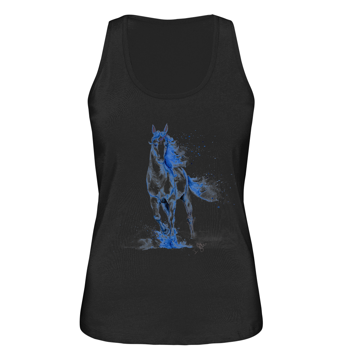 Blaues Einhorn - Ladies Organic Tank-Top