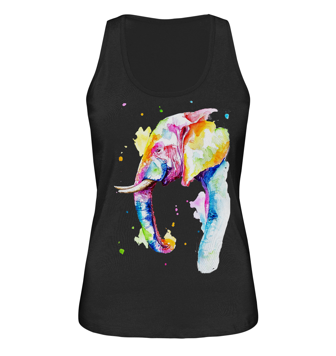 Bunter Elefant - Ladies Organic Tank-Top