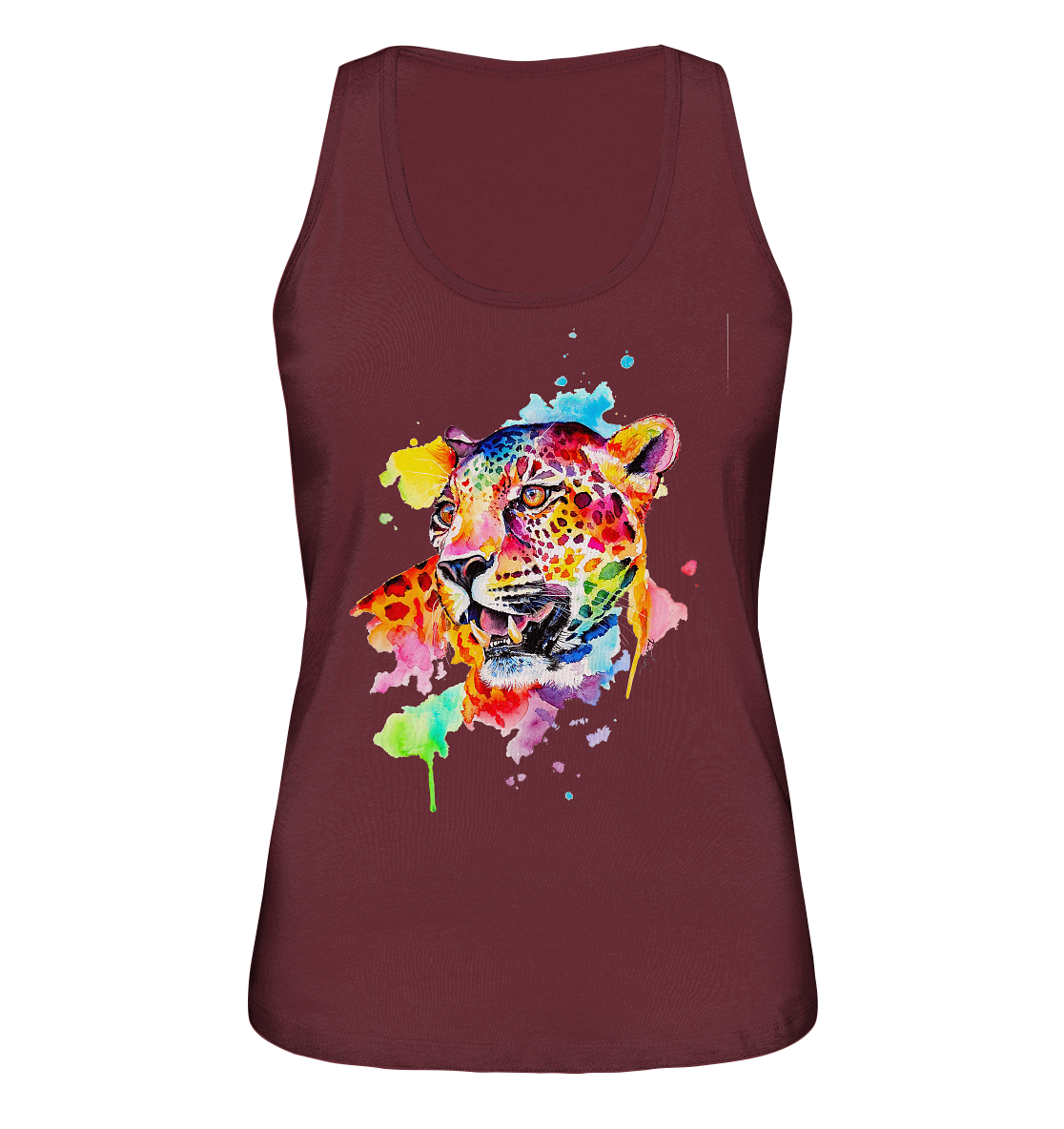Bunter Leopard - Ladies Organic Tank-Top