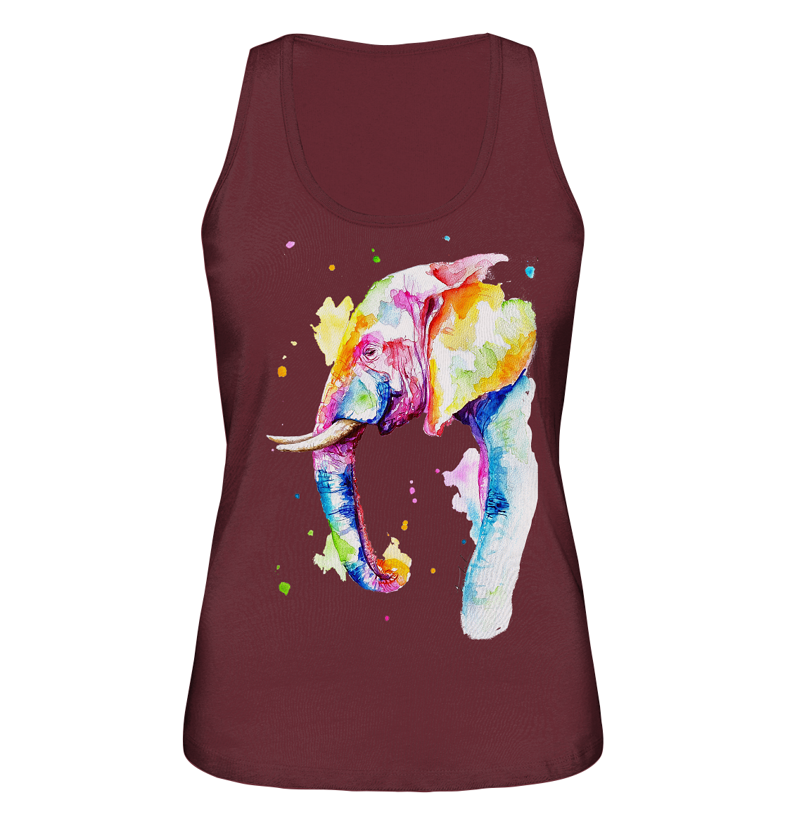 Bunter Elefant - Ladies Organic Tank-Top