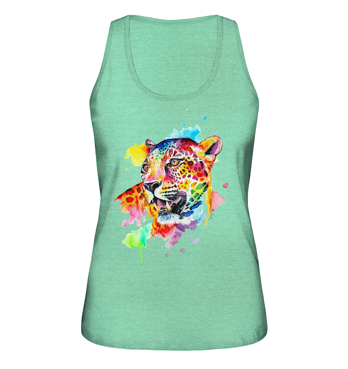 Bunter Leopard - Ladies Organic Tank-Top