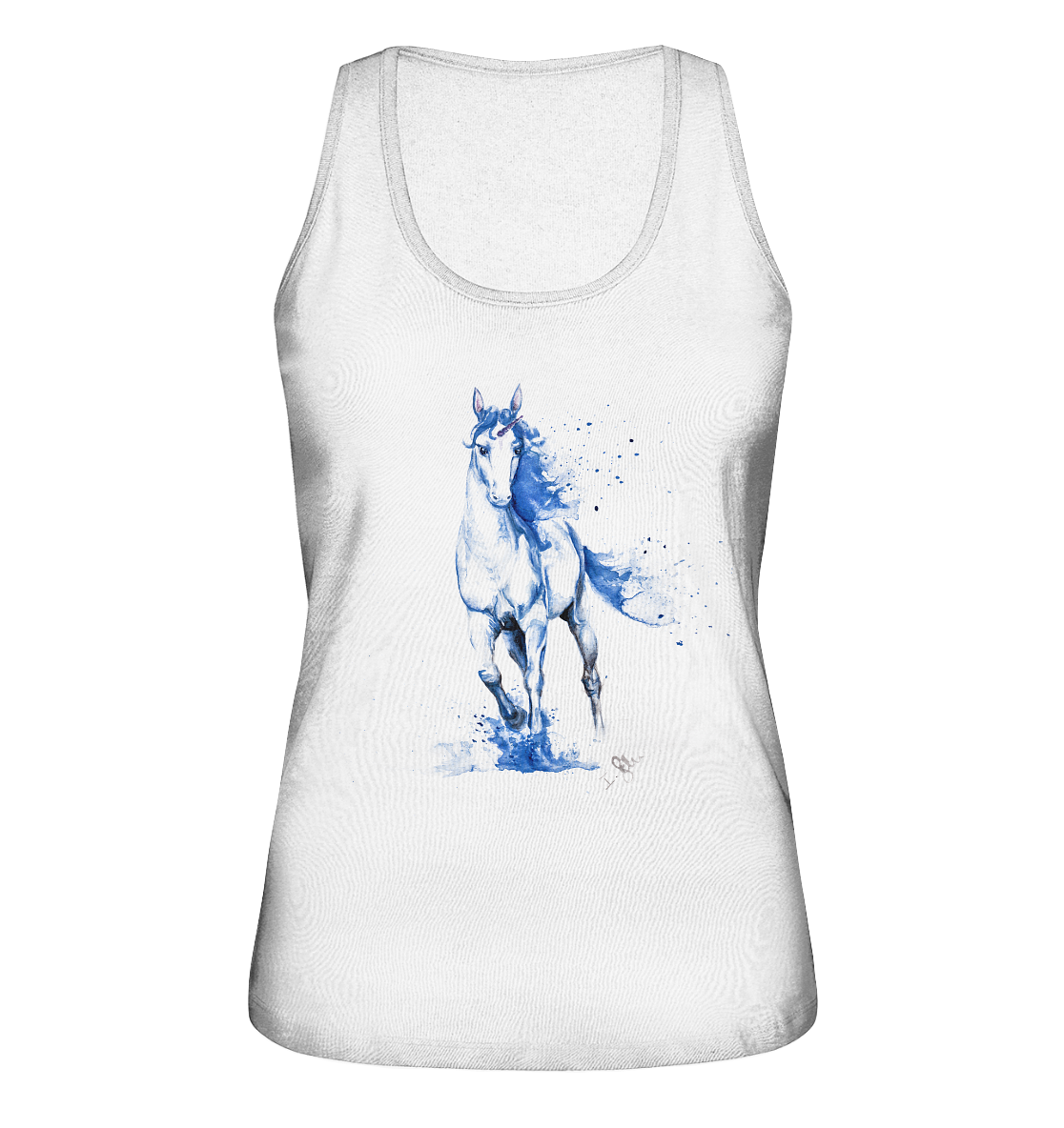 Blaues Einhorn - Ladies Organic Tank-Top