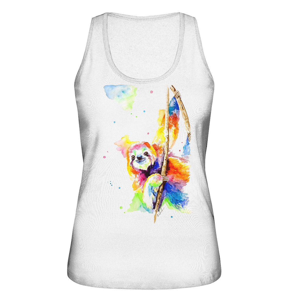 Buntes Faultier - Ladies Organic Tank-Top