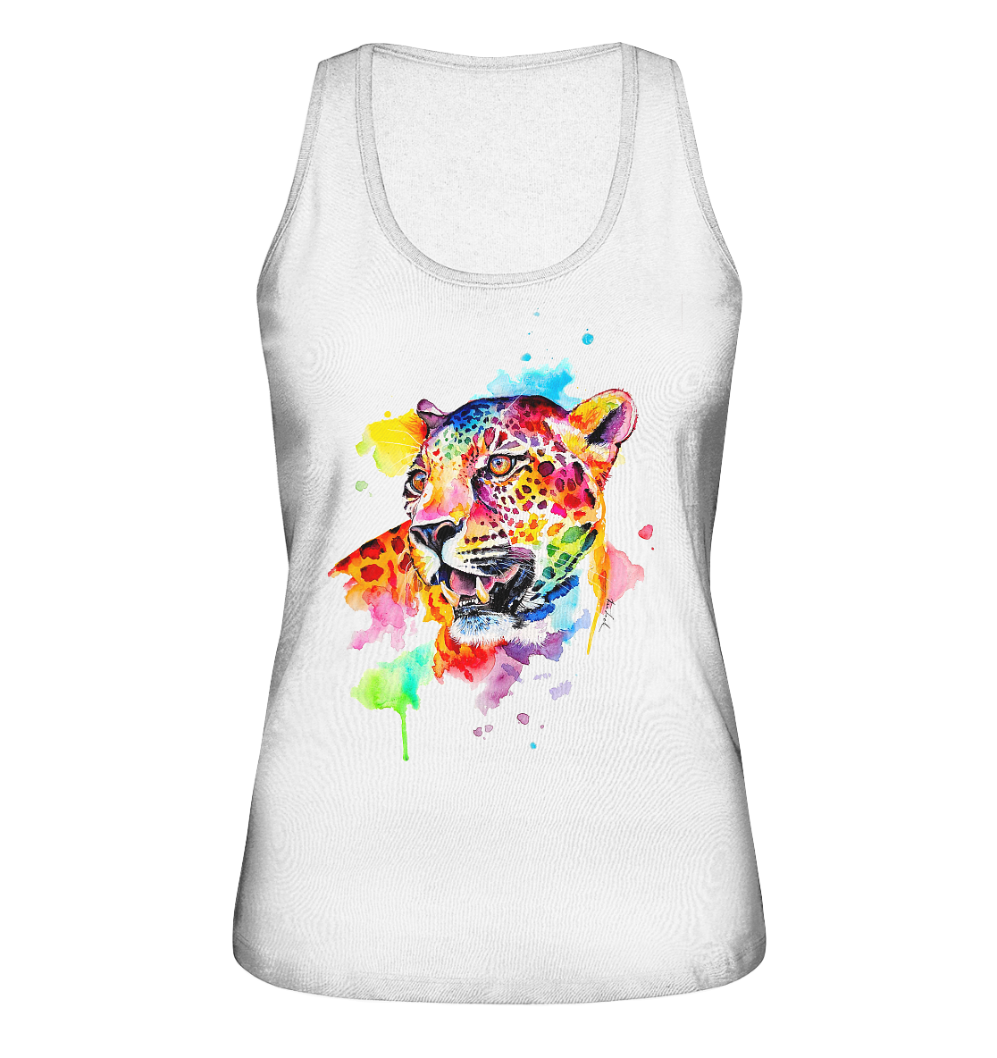 Bunter Leopard - Ladies Organic Tank-Top