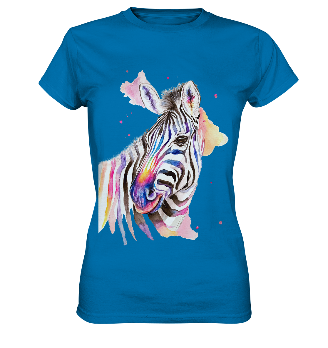 Buntes Zebra - Ladies Premium Shirt