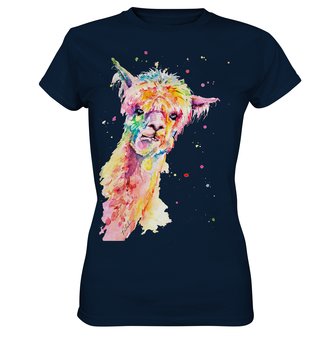 Lustiges Alpaka - Ladies Premium Shirt