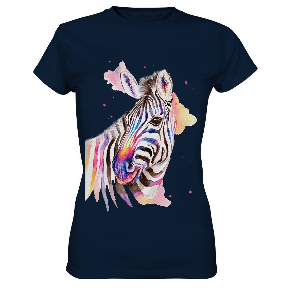 Buntes Zebra - Ladies Premium Shirt