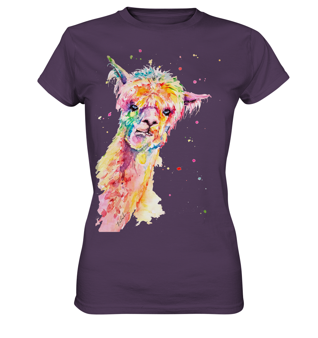 Lustiges Alpaka - Ladies Premium Shirt